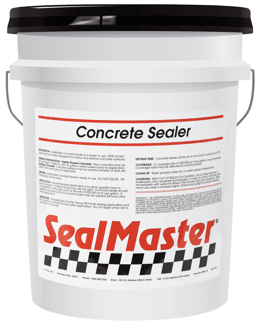 Sure Seal 100 Acrylic Sealer, Clear Matte Finish 5 Gallon Pail 1/Case -  CP1544M