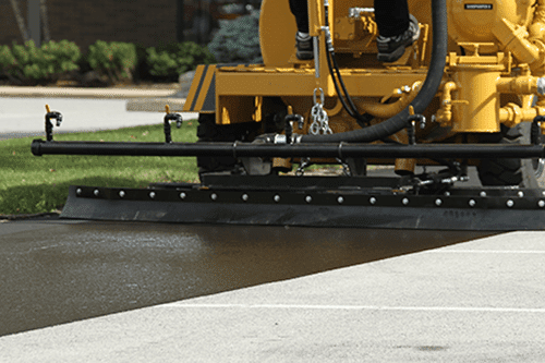 SealMaster Pavement Sealer Application - SP 300 Sealer Application on Parking Lots Streets and Roads