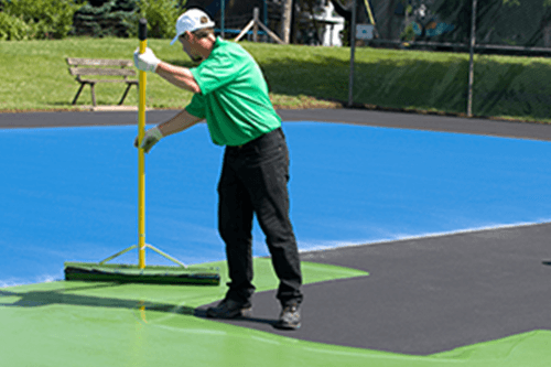 SportMaster Application - Tennis court and sport coats coating