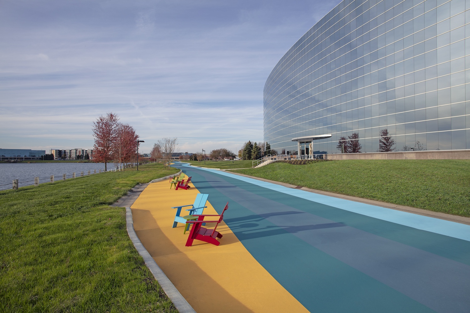 Lakefront Boardwalk  ColorPave SealMaster Indianapolis