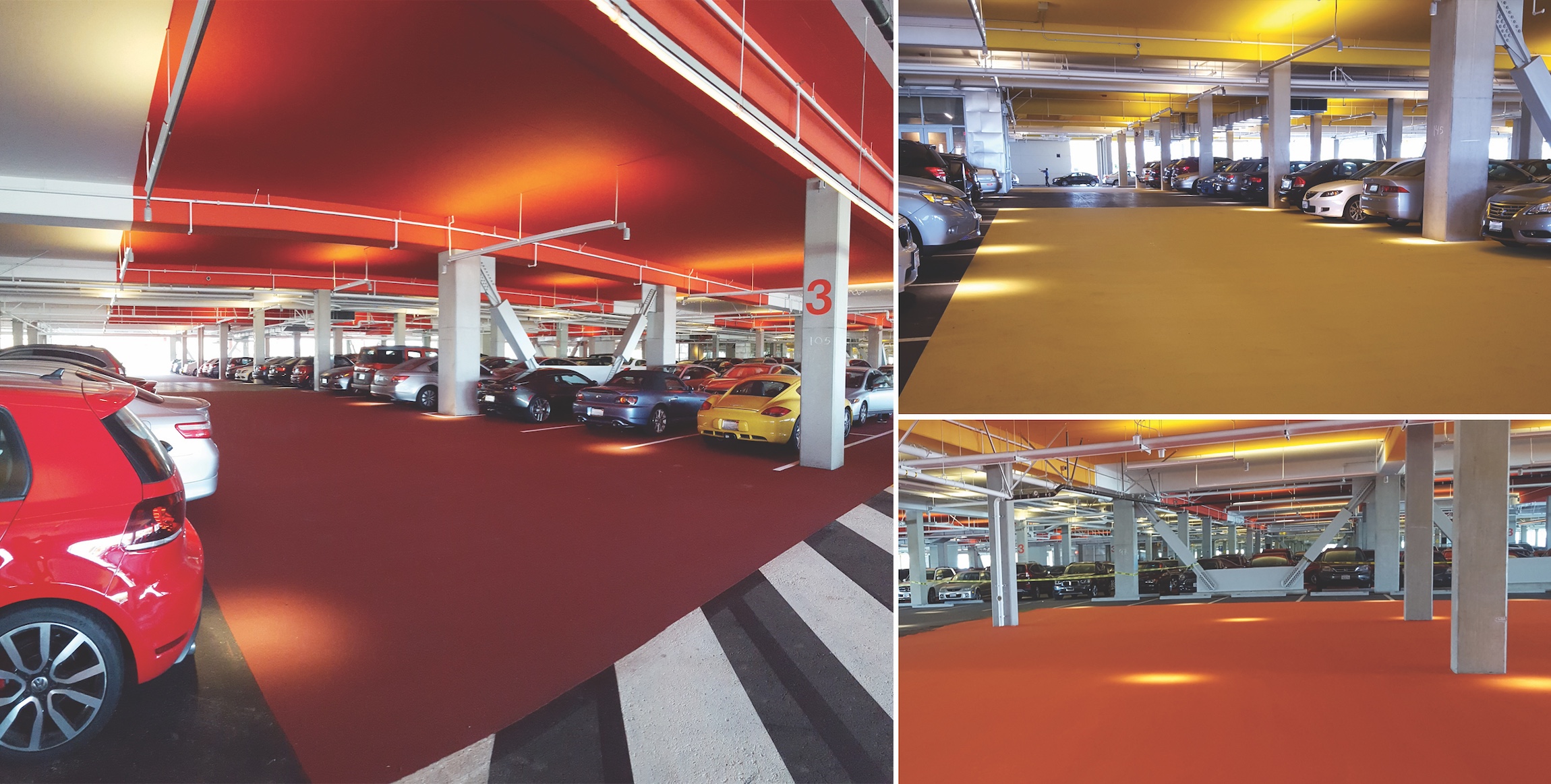 SealMaster ColorPave colorized pavement sealer installation at Facebook Headquarters