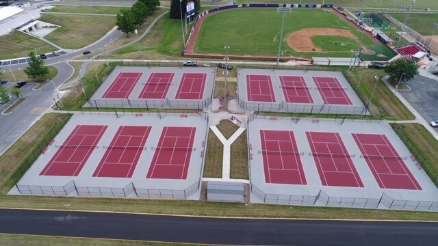 Radford University Courts Look and Play Like New