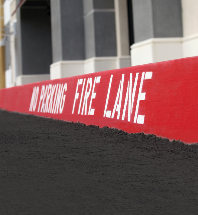 firelane-red-traffic-paint-finish