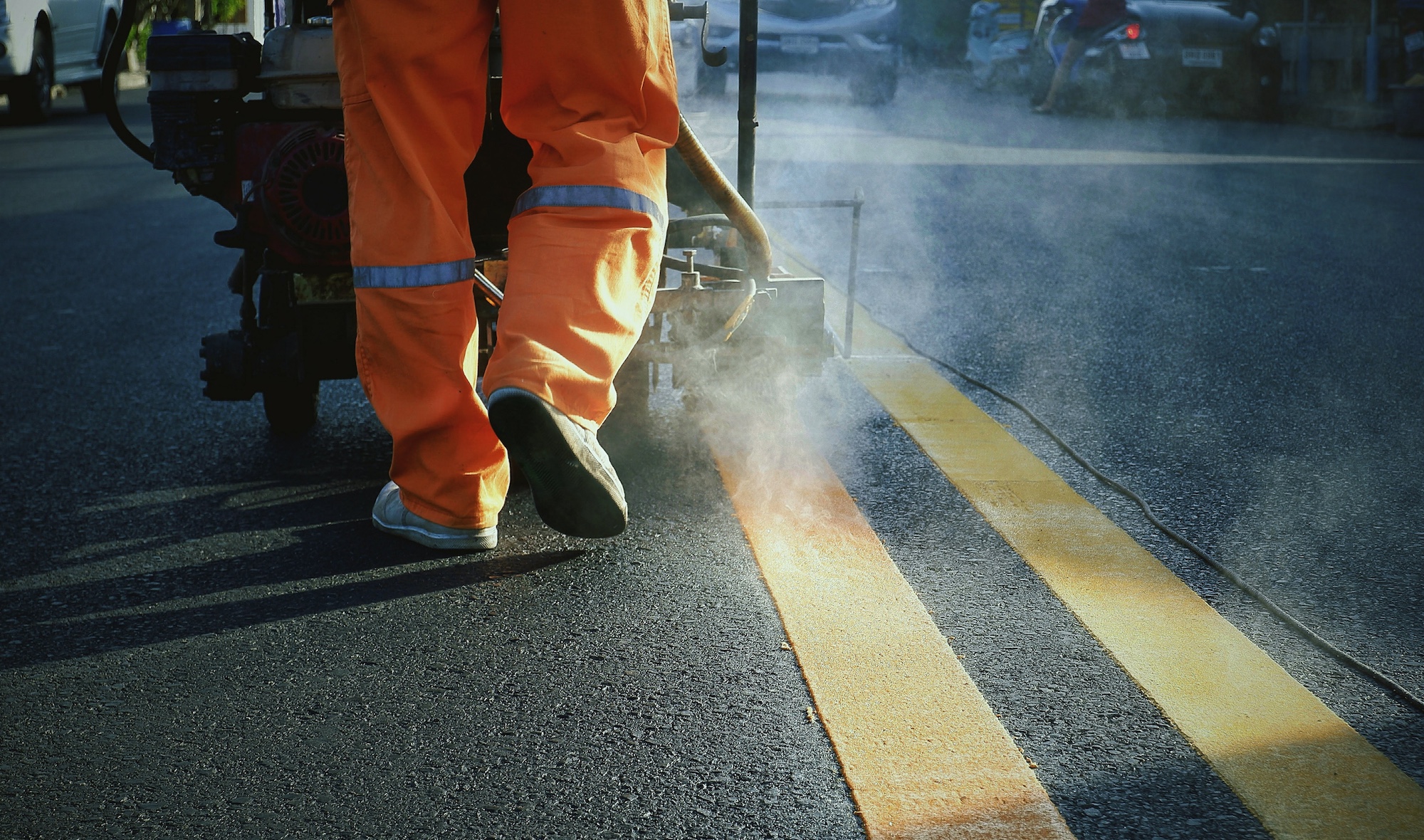 Hot-applied traffic paint