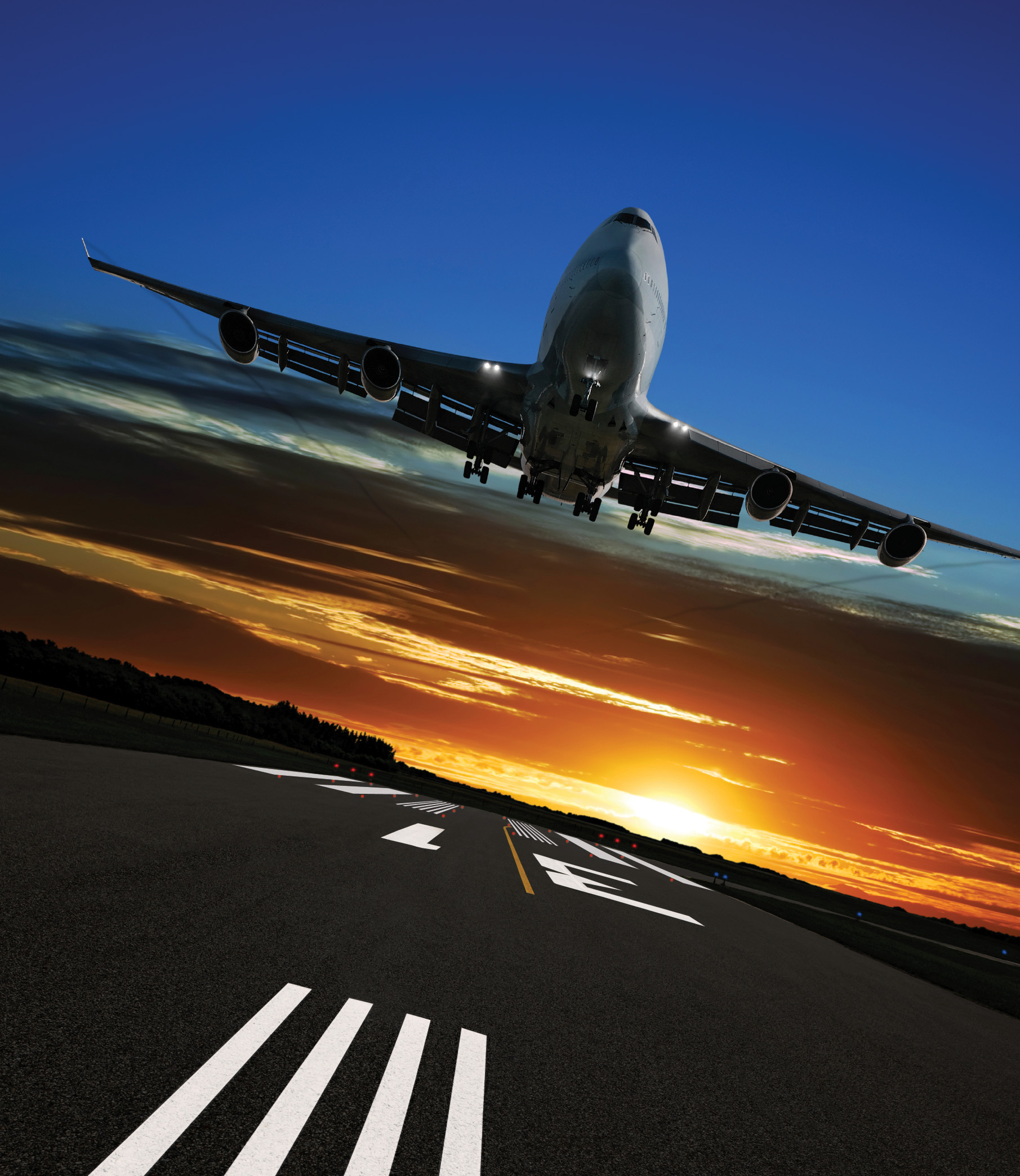 Coal tar pavement sealer applied at an airport.