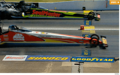 Fox Sports: Doug Kalitta wins by less than 0.0001 second in NHRA Top Fuel final!