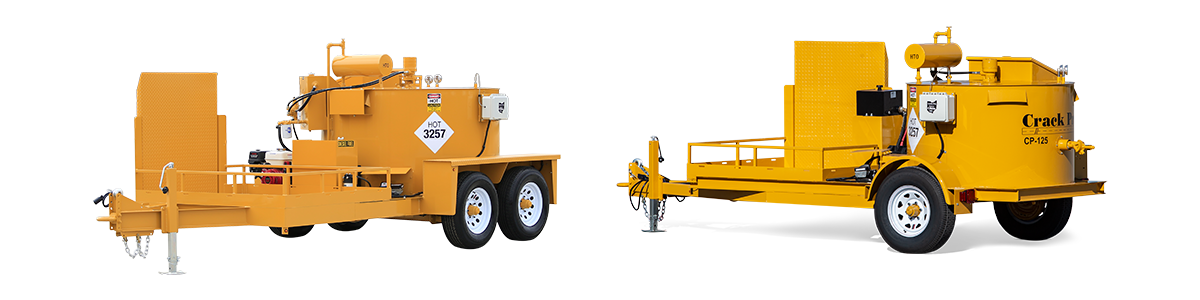 SealMaster CrackPro 125 and 260 Gravity Flow Melters, Oil-Jacketed Melter Applicators