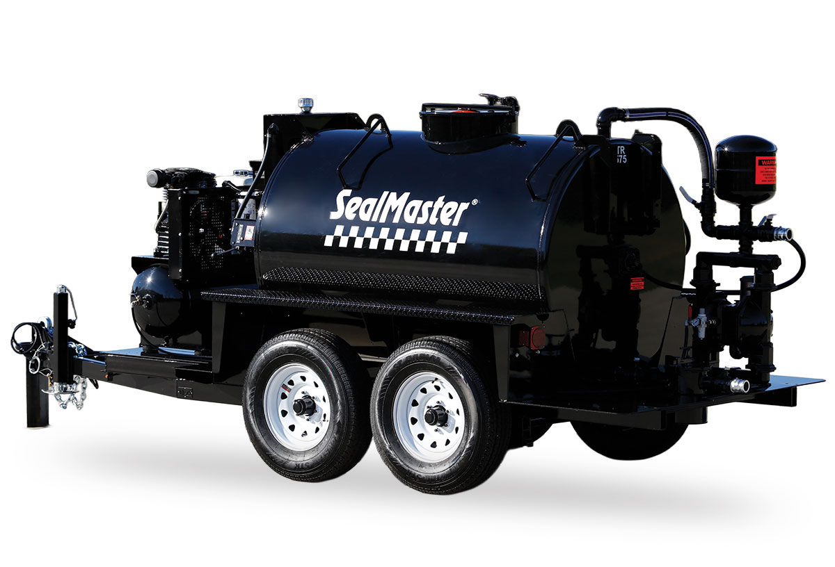 tr-575-angle6-shadow SealCoat spray System trailer, equipo de aerosol SealCoat, equipo de sealcoating, TR 575 SprayMaster trailer, SealMaster