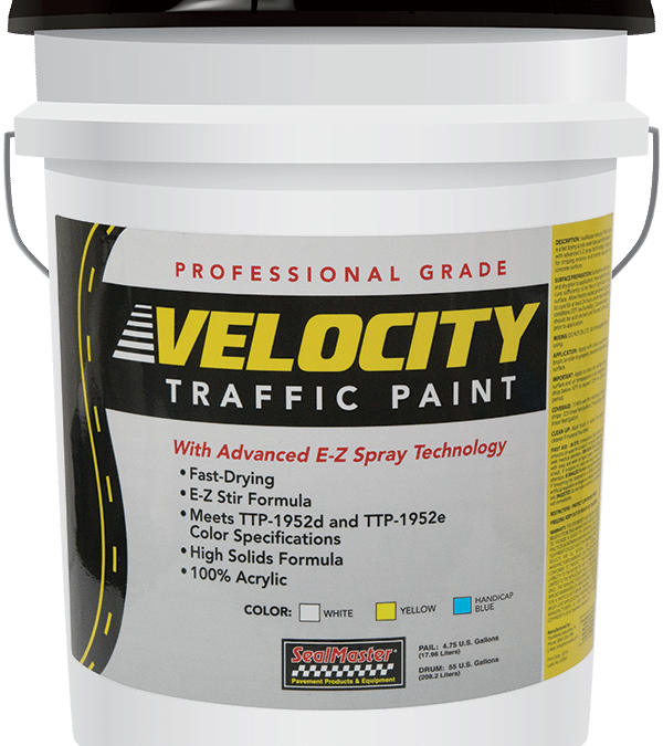 Velocity Traffic Paint Now Available in Handicap Blue!